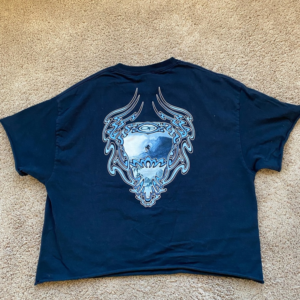 Cropped y2k Surf tee